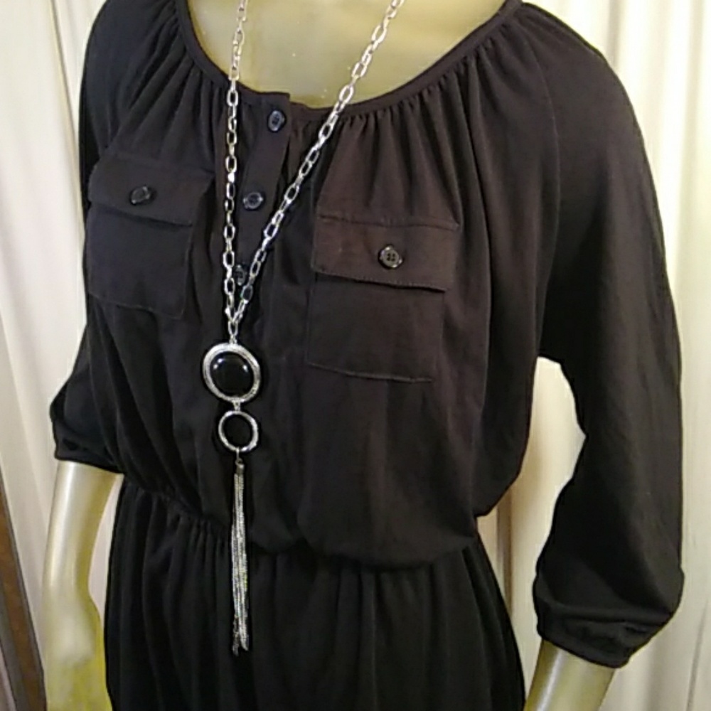 Faded Glory plus size peasant style dress - Picture 2 of 5